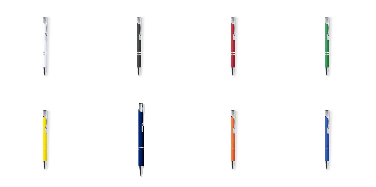 Zromen Bolígrafo de Aluminio – Elegancia Soft-Touch con Grabado Láser