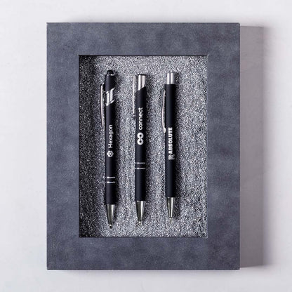 Zromen Bolígrafo de Aluminio – Elegancia Soft-Touch con Grabado Láser