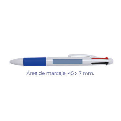 Clessin Bolígrafo Multicolor – Versatilidad 4 en 1 y Personalización UV a Todo Color