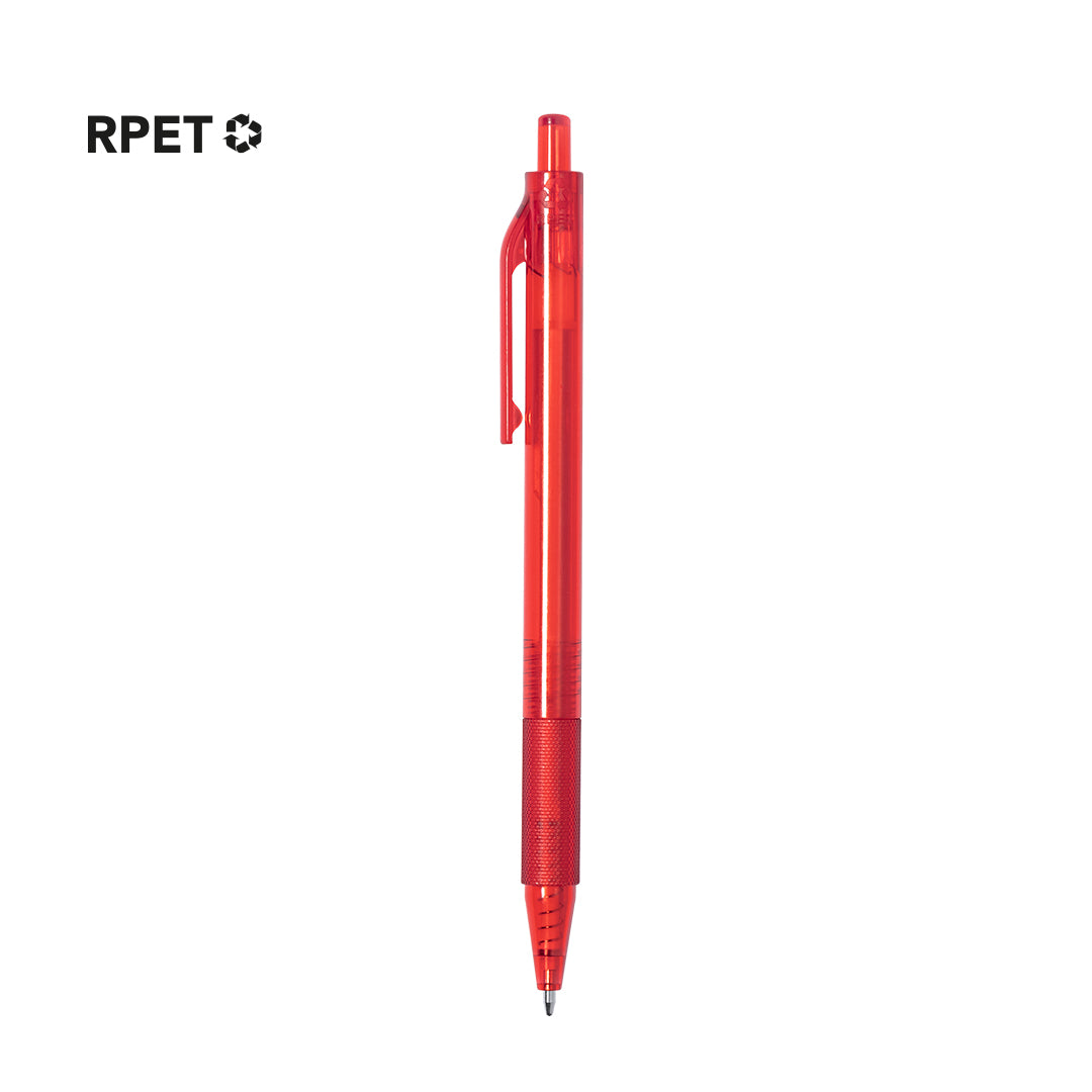Groslin Bolígrafo RPET – Ergonomía Sostenible y Color UV de Alta Densidad